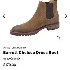Johnston + Murphy Barrett Chelsea dress boot size 11